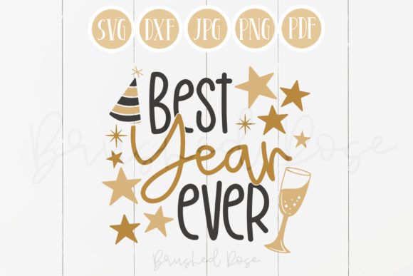 Best Year Ever Graphics for Festive Illustrations