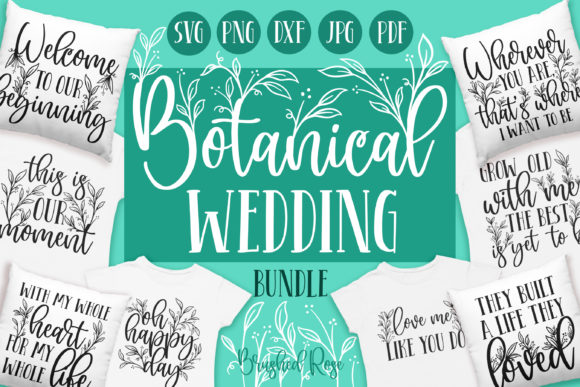 Botanical Wedding Designs Bundle: A Graphic Asset for Local Branding