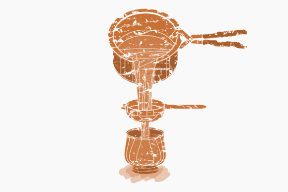 Brushed Pouring Filtering Masala Chai Graphics