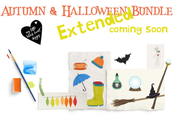 Extended Autumn and Halloween Bundle: A Graphic Design Asset for Seasonal Crafting