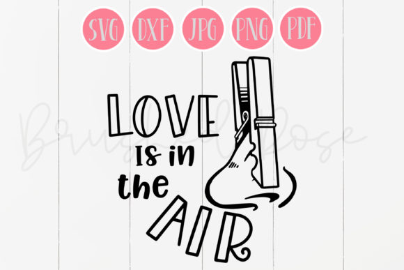 Love is in the Air Nose Valentine SVG for Branding and Marketing