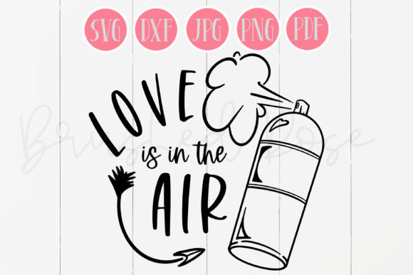 Love is in the Air Valentine's Day SVG for Editorial and Web Design