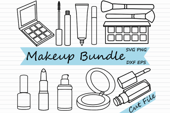 Makeup Clipart Set for Crafts and Graphics