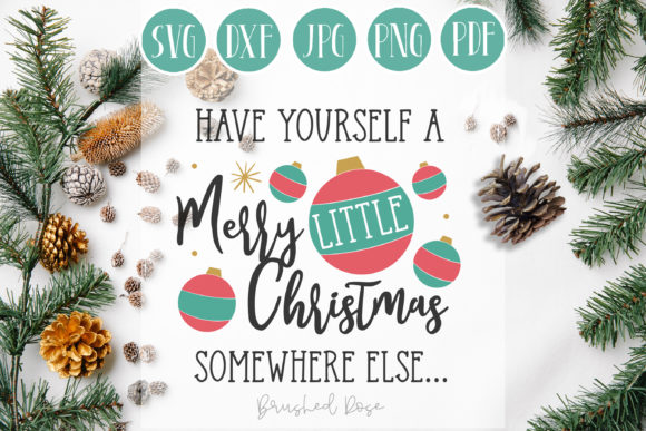 Merry Little Christmas Funny Sign Graphics