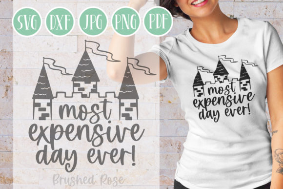 Most Expensive Day Ever Castle SVG for Crafting and Design