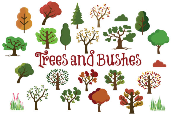 Tree Bushes Bundle Review for Embroidery Projects